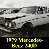 Junkyard 1979 Mercedes-Benz 240D