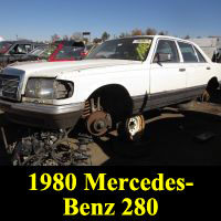 Junkyard 1980 Mercedes-Benz 280SEL