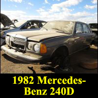 Junkyard 1982 Mercedes-Benz 240D