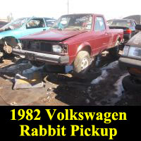 Junkyard 1982 Volkswagen Rabbit Pickup