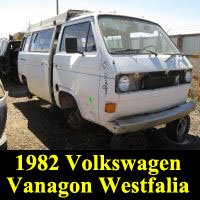 Junkyard 1982 Volkswagen Vanagon