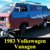 Junkyard 1983 Volkswagen Vanagon