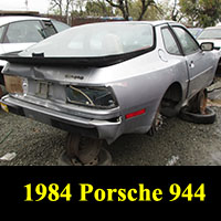 Junkyard 1984 Porsche 944