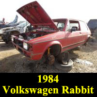 Junkyard 1984 Volkswagen Rabbit