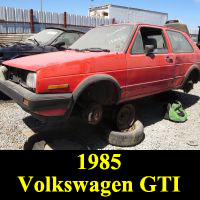 Junkyard 1985 Volkswagen GTI