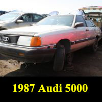 Junkyard 1987 Audi 5000