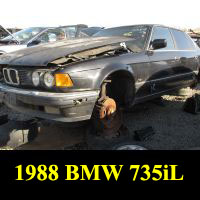 Junkyard 1988 BMW 735iL