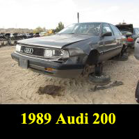 Junkyard 1988 Audi 200 Quattro Turbo