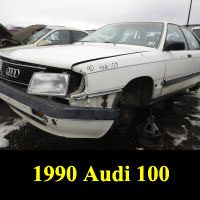 Junkyard 1990 Audi 100