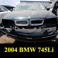 Junkyard 2004 BMW 745li