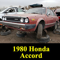 Junkyard 1980 Honda Accord Sedan