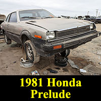 1981 Honda Prelude in Junkyard