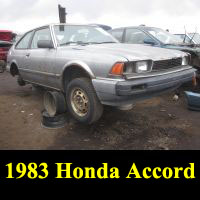 Junkyard 1983 Honda Accord