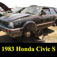 Junkyard 1983 Honda Civic S