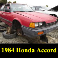 Junkyard 1984 Honda Accord