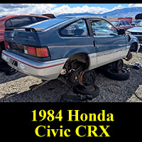 Junkyard 1984 Honda Civic CRX