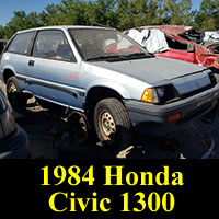 Junkyard 1984 Honda Civic 1300