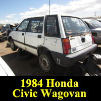 Junkyard 1984 Honda Civic Wagovan