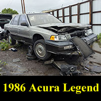 Junkyard 1986 Acura Legend