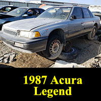 Junkyard 1987 Acura Legend