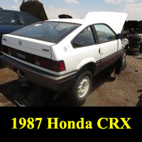 Junkyard 1987 Honda CRX