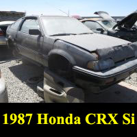 Junkyard 1987 Honda CRX Si