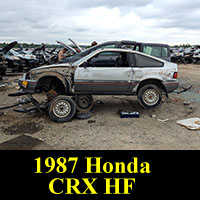 Junkyard 1987 Honda CRX