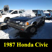 Junkyard 1987 Honda Civic