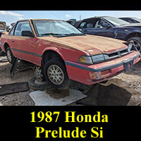 Junked 1987 Honda Prelude
