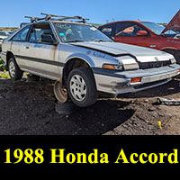 1988 Honda Accord with 600k miles in junkyard