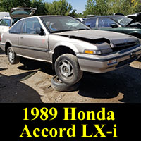 Junkyard 1989 Honda Accord LX-i Coupe