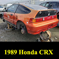 Junkyard 1989 Honda CRX