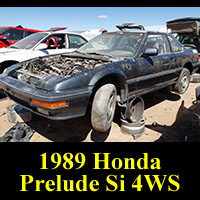 Junkyard 1989 Honda Prelude Si 4WS