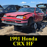 Junkyard 1991 Honda CRX