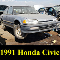 Junkyard Canadian 1991 Honda Civic