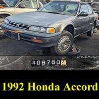 Junked 1992 Honda Accord