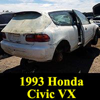 Junkyard 1993 Honda Civic VX