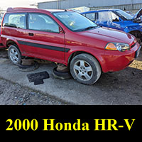 Junked 2000 Honda HR-V