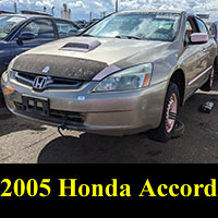 Junkyard 2005 Honda Accord