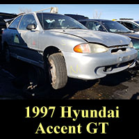 Junkyard 1997 Hyundai Accent GT