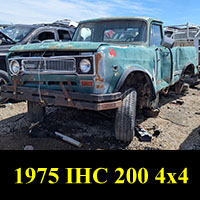 Junkyard 1974 IHC 200 Pickup