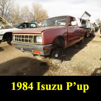 Junkyard 1984 Isuzu P'up