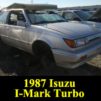 Junkyard 1987 Isuzu I-Mark Turbo