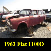 Junkyard 1963 Fiat 1100D