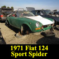 Junkyard 1971 Fiat 124 Sport Spider