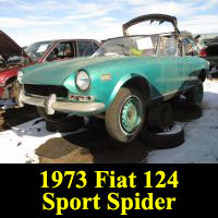 Junkyard 1973 Fiat 124 Sport Spider