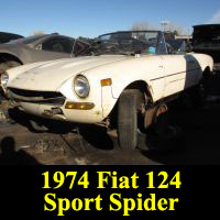 Junkyard Fiat 124 Sport Spider