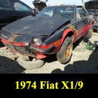 Junkyard 1974 Fiat X1/9