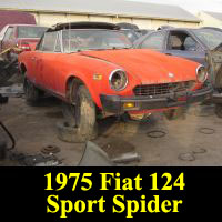 Junkyard 1975 Fiat 124 Sport Spider