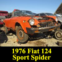 Junkyard 1976 Fiat 124 Sport Spider